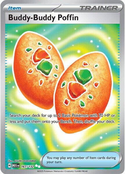Buddy-Buddy Poffin (167/132) [Mega Evolution: Base Set] | I Want That Stuff Brandon