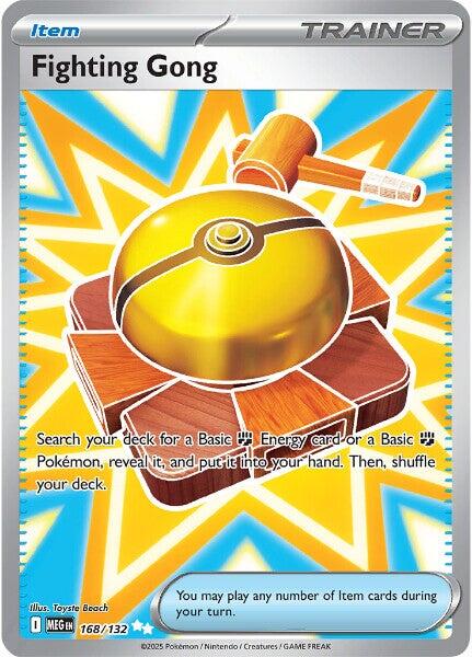 Fighting Gong (168/132) [Mega Evolutions: Base Set] | I Want That Stuff Brandon