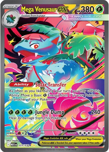 Mega Venusaur ex (177/132) [Mega Evolution: Base Set] | I Want That Stuff Brandon