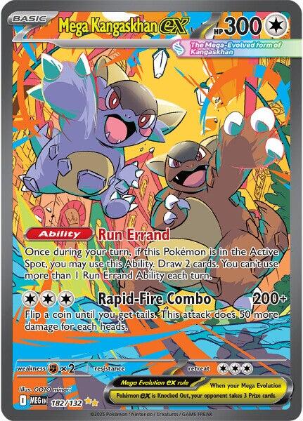 Mega Kangaskhan ex (182/132) [Mega Evolution: Base Set] | I Want That Stuff Brandon