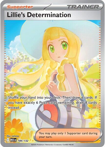 Lillie's Determination (184/132) [Mega Evolution: Base Set] | I Want That Stuff Brandon