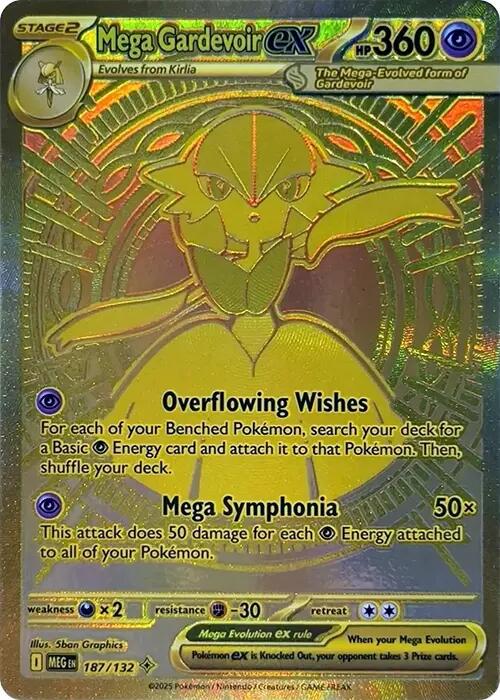 Mega Gardevoir ex (187/132) [Mega Evolution: Base Set] | I Want That Stuff Brandon