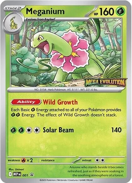 Meganium (001) [Mega Evolution Promo] | I Want That Stuff Brandon