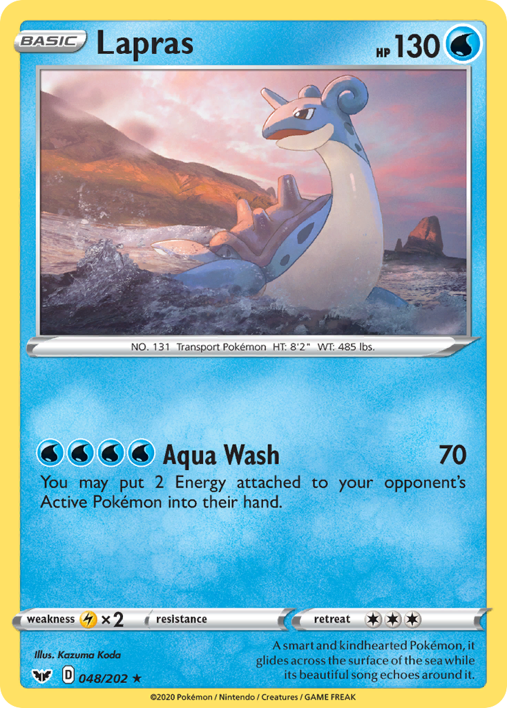 Lapras (048/202) [Sword & Shield: Base Set] | I Want That Stuff Brandon