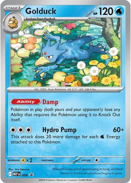 Golduck (008) [Mega Evolution Promo] | I Want That Stuff Brandon