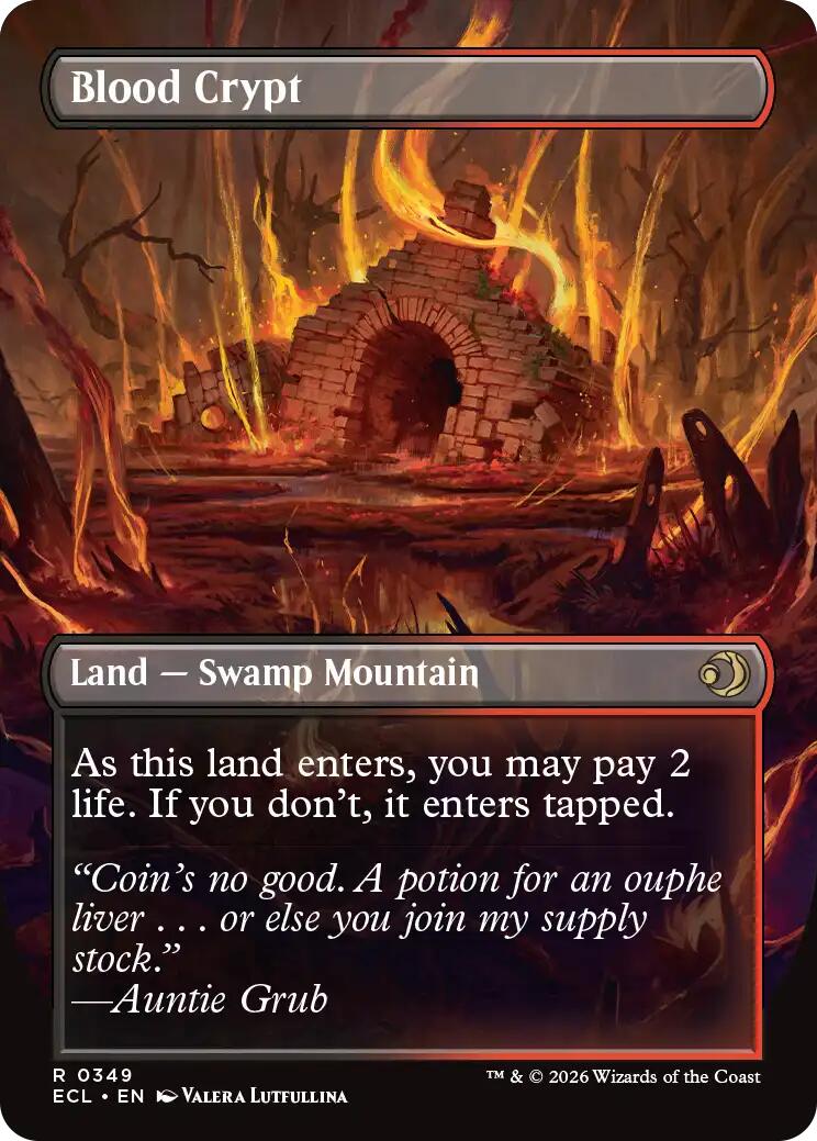 Blood Crypt (Borderless) [Lorwyn Eclipsed] | I Want That Stuff Brandon