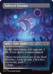 Hallowed Fountain (Borderless) [Lorwyn Eclipsed] | I Want That Stuff Brandon