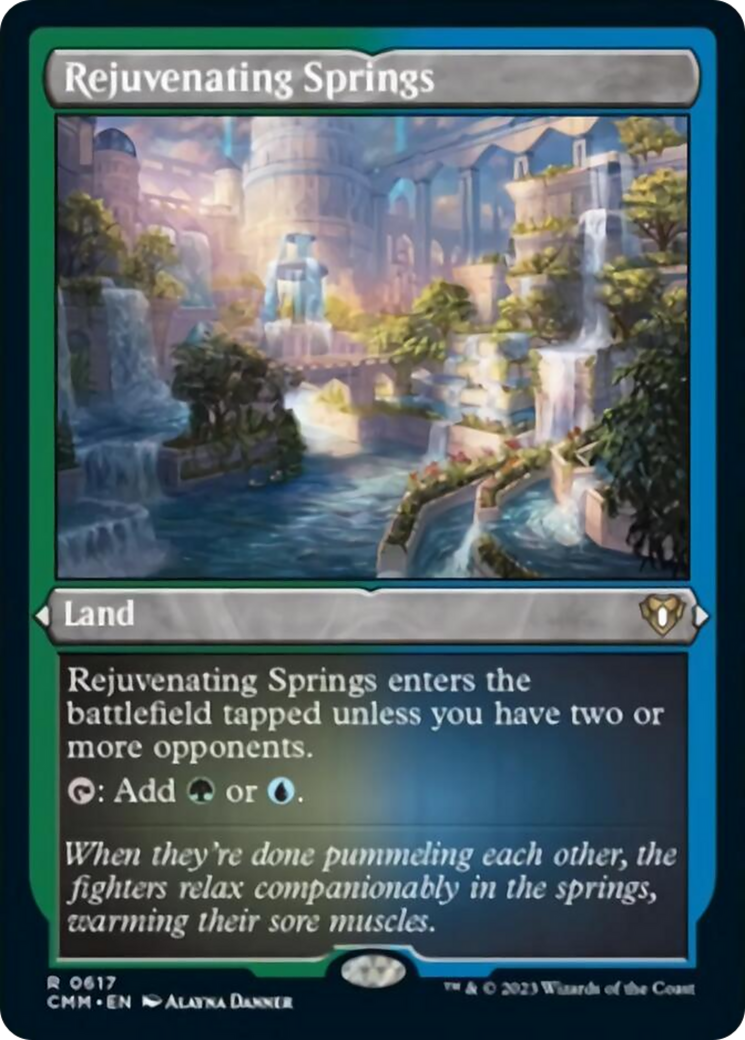 Rejuvenating Springs (Foil Etched) [Commander Masters] | I Want That Stuff Brandon
