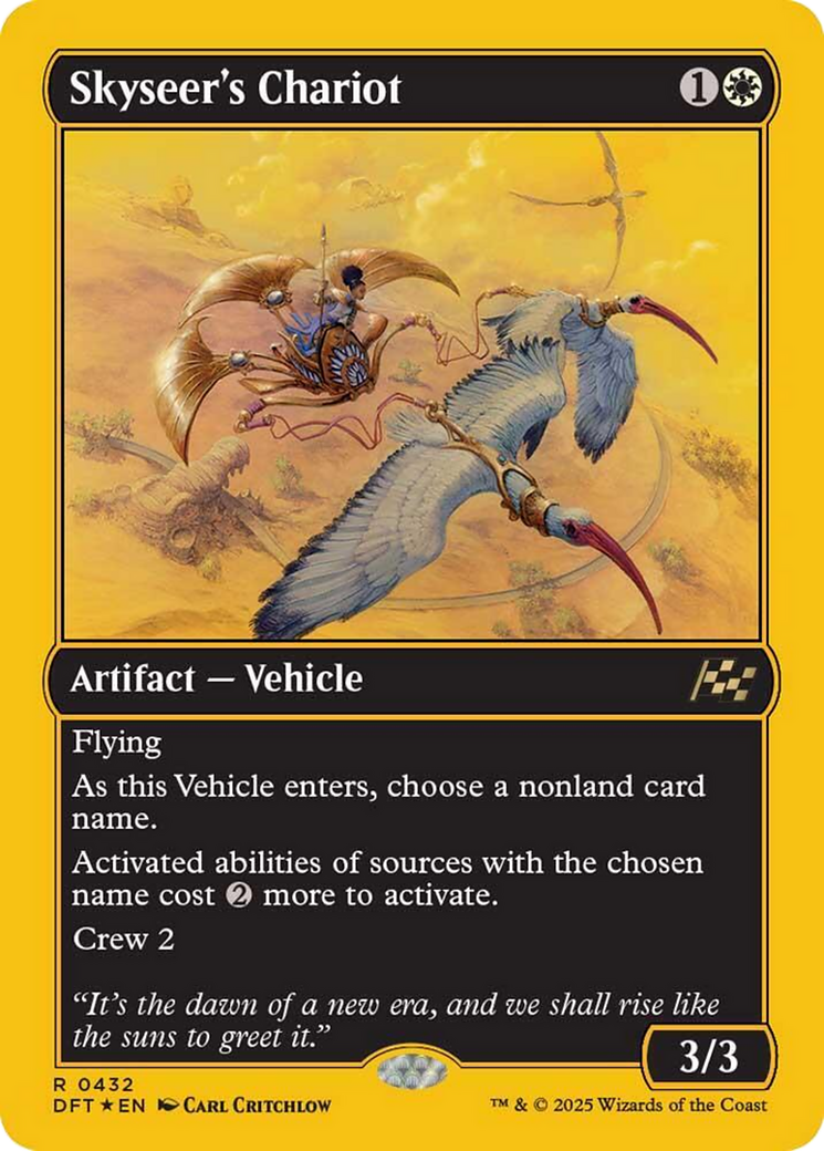 Skyseer's Chariot (First-Place Foil) [Aetherdrift] | I Want That Stuff Brandon