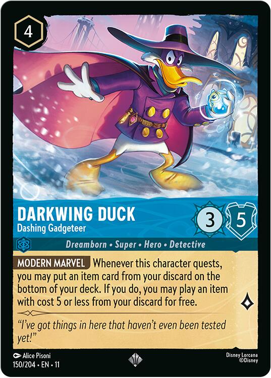 Darkwing Duck - Dashing Gadgeteer (150/204) [Winterspell] | I Want That Stuff Brandon