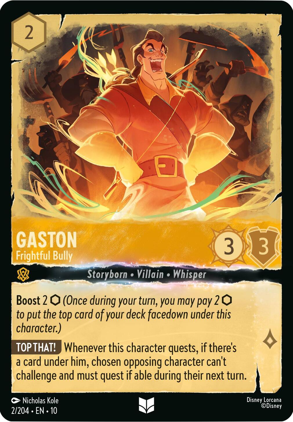 Gaston - Frightful Bully (2/204) [Whispers in the Well] | I Want That Stuff Brandon