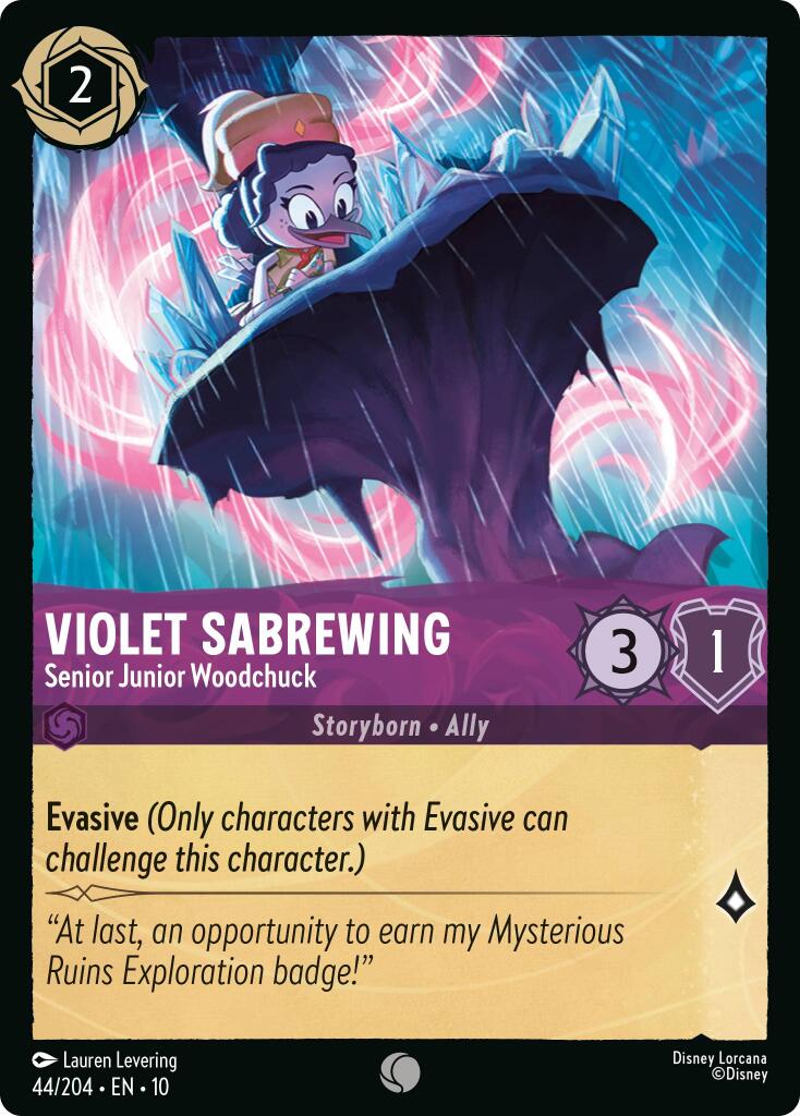 Violet Sabrewing - Senior Junior Woodchuck (44/204) [Whispers in the Well] | I Want That Stuff Brandon