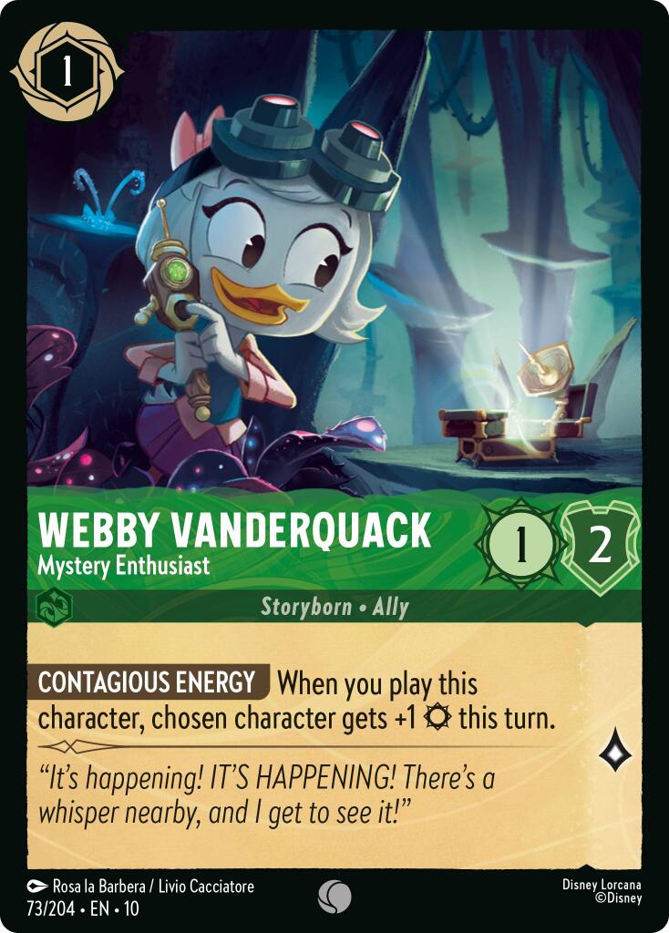 Webby Vanderquack - Mystery Enthusiast (73/204) [Whispers in the Well] | I Want That Stuff Brandon
