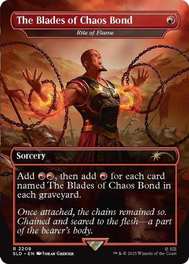 The Blades of Chaos Bond - Rite of Flame [Secret Lair Drop Series] | I Want That Stuff Brandon