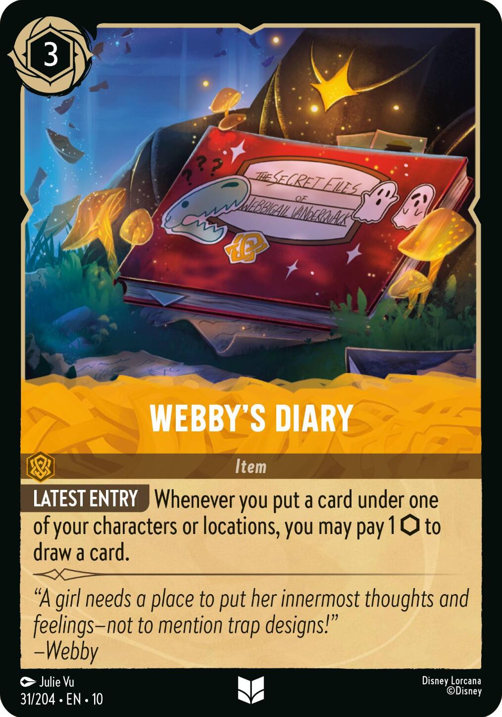 Webby's Diary (31/204) [Whispers in the Well] | I Want That Stuff Brandon