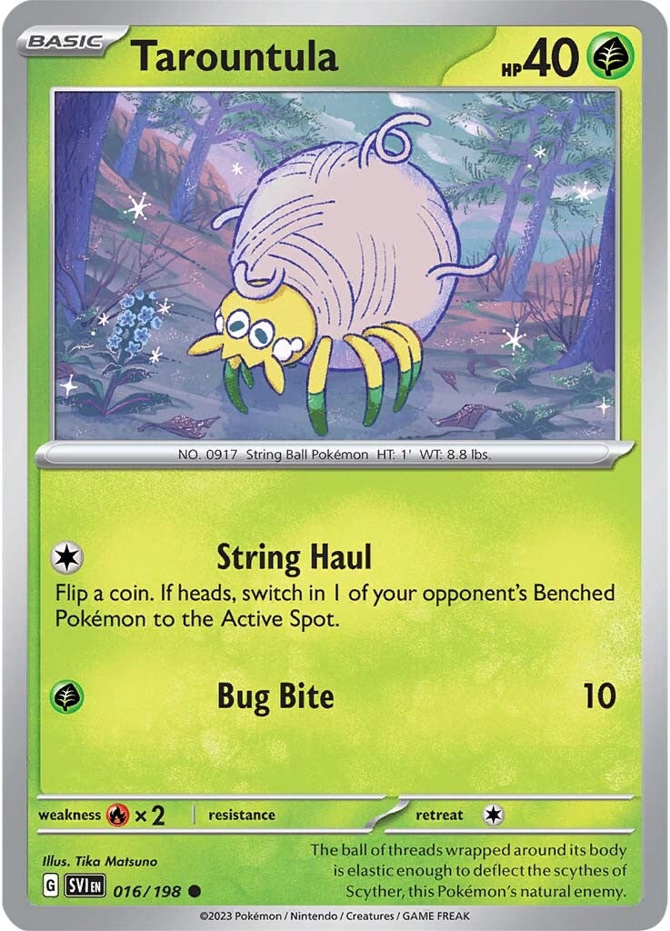 Tarountula (016/198) [Scarlet & Violet: Base Set] | I Want That Stuff Brandon