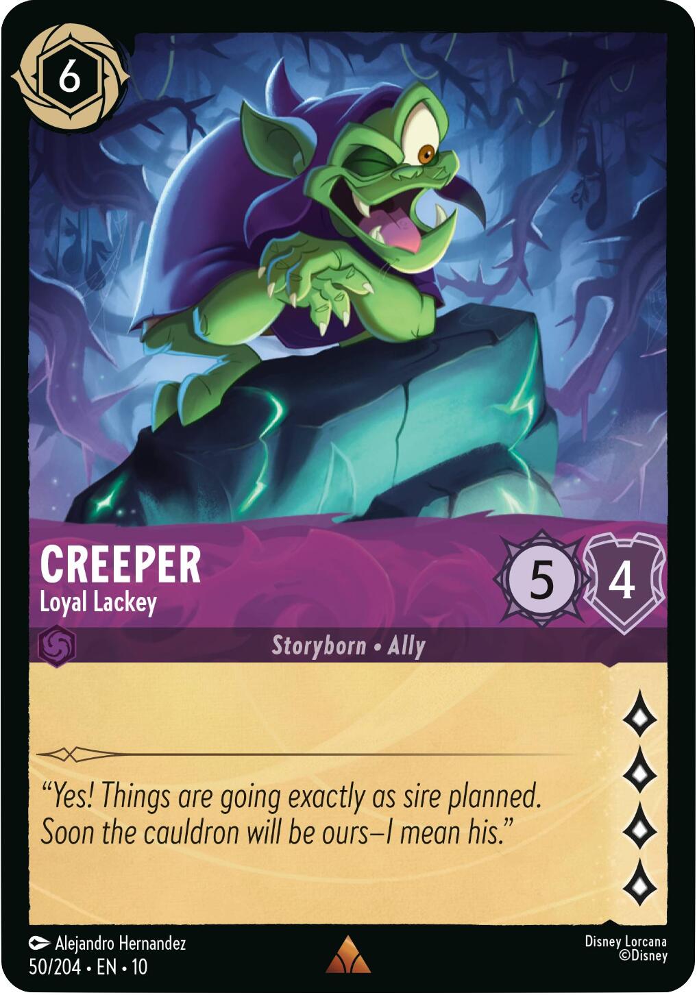 Creeper - Loyal Lackey (50/204) [Whispers in the Well] | I Want That Stuff Brandon