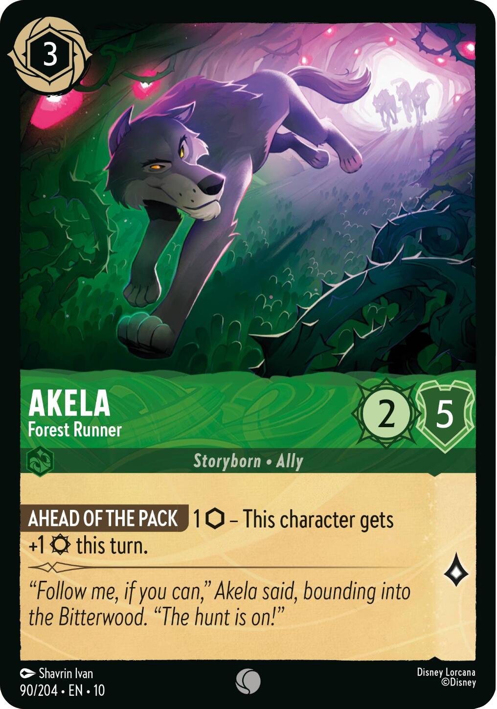 Akela - Forest Runner (90/204) [Whispers in the Well] | I Want That Stuff Brandon