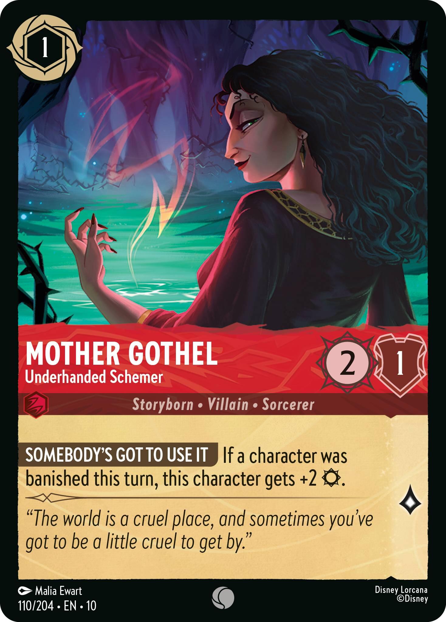 Mother Gothel - Underhanded Schemer (110/204) [Whispers in the Well] | I Want That Stuff Brandon
