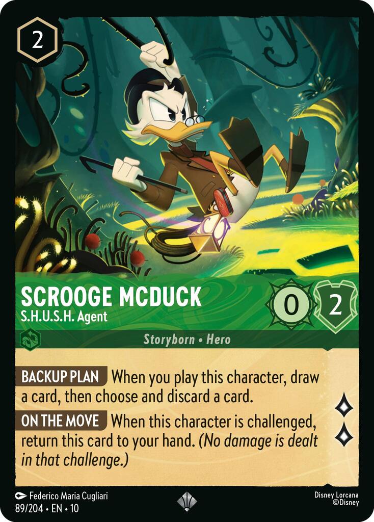 Scrooge McDuck - S.H.U.S.H. Agent (89/204) [Whispers in the Well] | I Want That Stuff Brandon