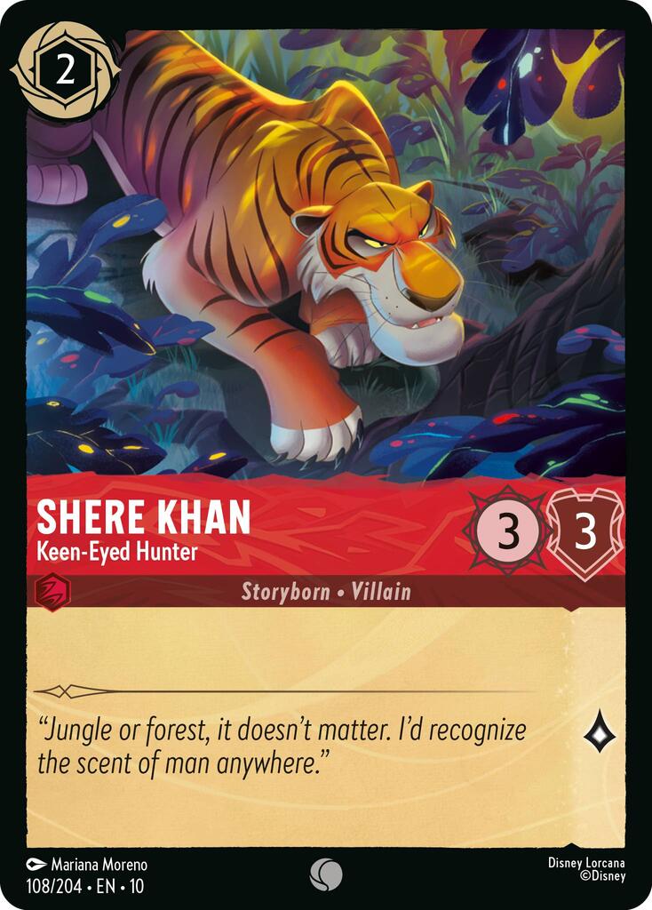 Shere Khan - Keen-Eyed Hunter (108/204) [Whispers in the Well] | I Want That Stuff Brandon