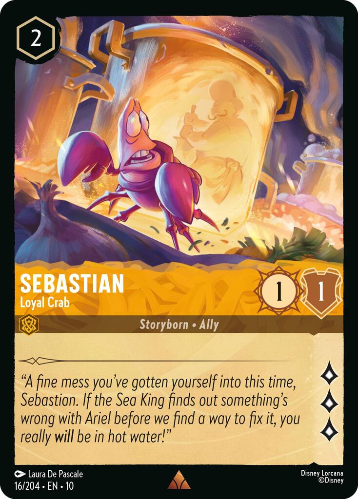 Sebastian - Loyal Crab (16/204) [Whispers in the Well] | I Want That Stuff Brandon