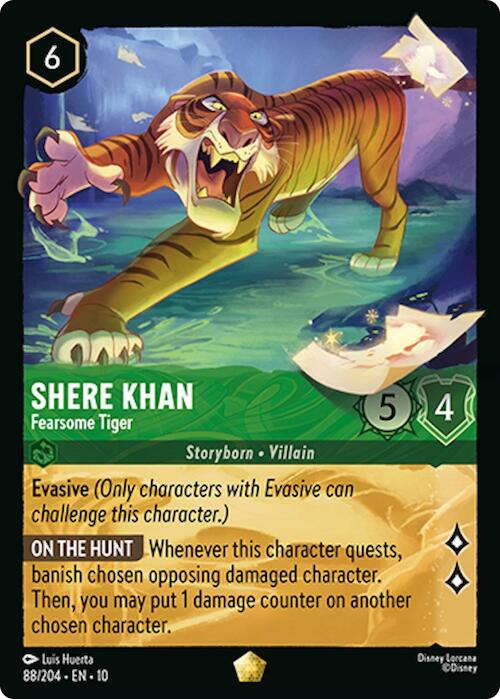 Shere Khan - Fearsome Tiger (88/204) [Whispers in the Well] | I Want That Stuff Brandon
