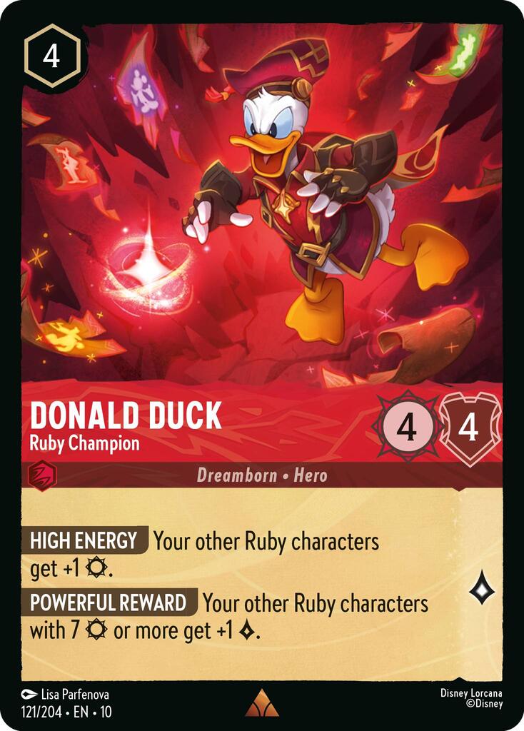 Donald Duck - Ruby Champion (121/204) [Whispers in the Well] | I Want That Stuff Brandon