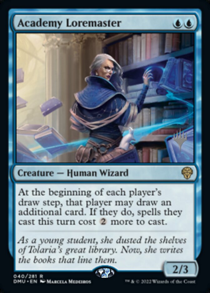 Academy Loremaster (Promo Pack) [Dominaria United Promos] | I Want That Stuff Brandon