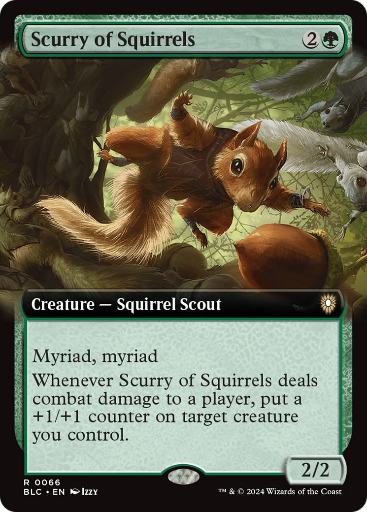 Scurry of Squirrels (Extended Art) [Bloomburrow Commander] | I Want That Stuff Brandon