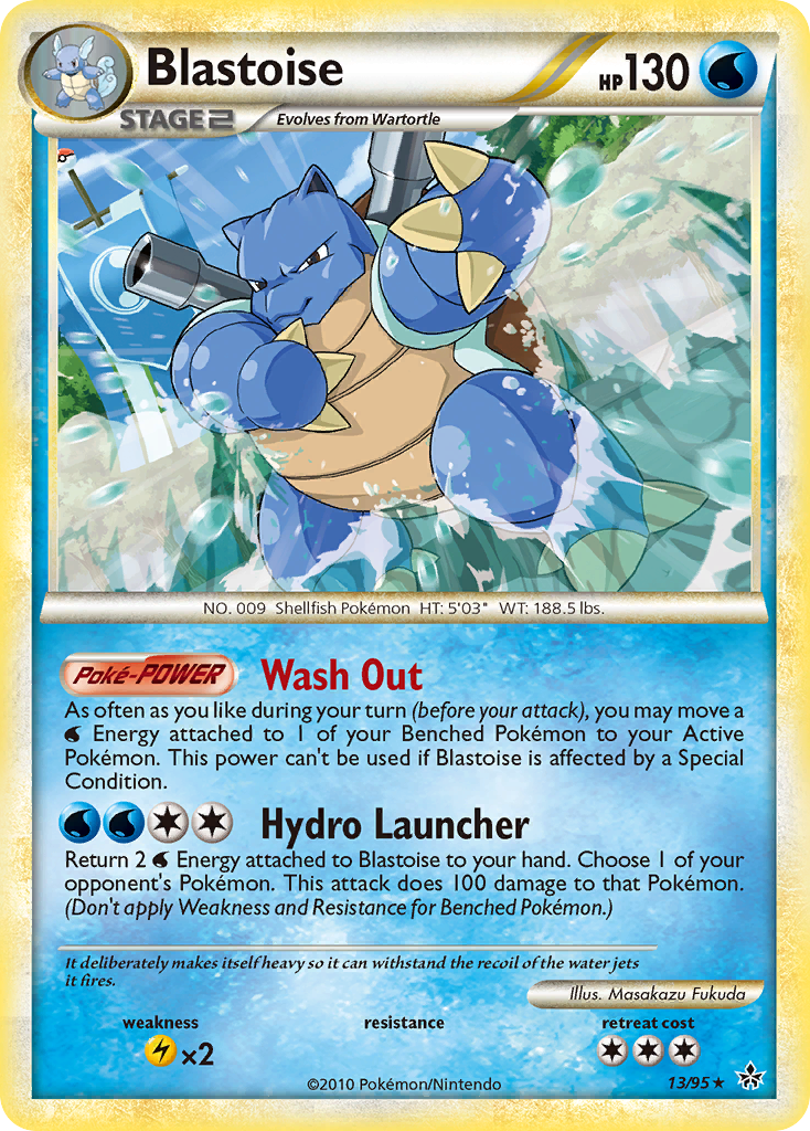 Blastoise (13/95) [HeartGold & SoulSilver: Unleashed] | I Want That Stuff Brandon