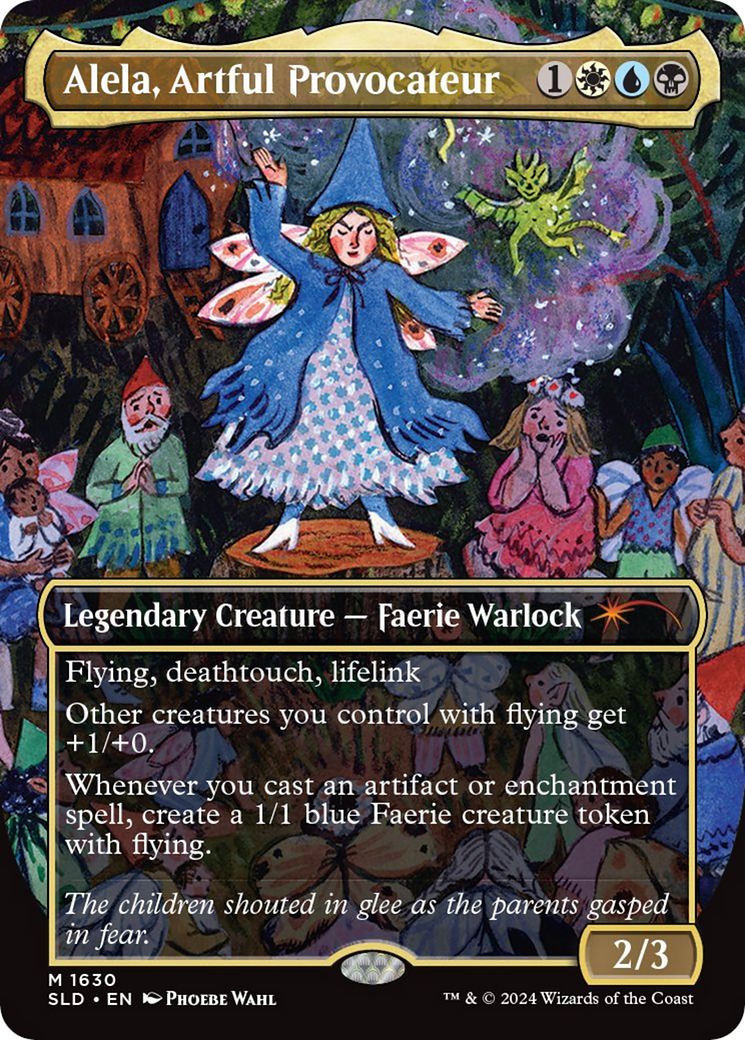 Alela, Artful Provocateur (1630) (Rainbow Foil) [Secret Lair Drop Series] | I Want That Stuff Brandon