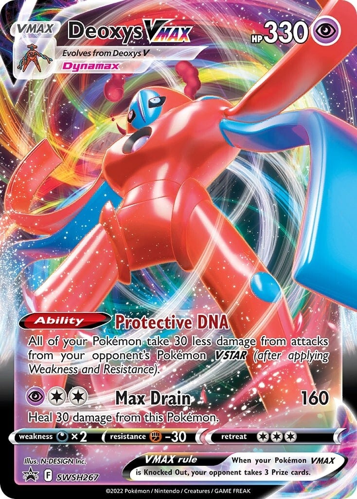 Deoxys VMAX (SWSH267) [Sword & Shield: Black Star Promos] | I Want That Stuff Brandon