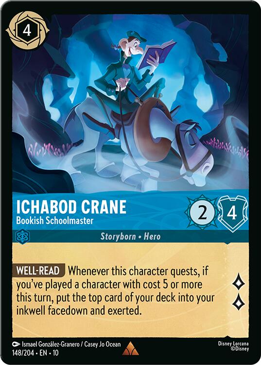 Ichabod Crane - Bookish Schoolmaster (148/204) [Whispers in the Well] | I Want That Stuff Brandon