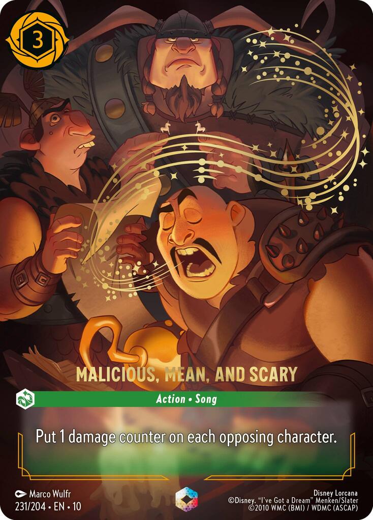 Malicious, Mean, and Scary (Enchanted) (231/204) [Whispers in the Well] | I Want That Stuff Brandon