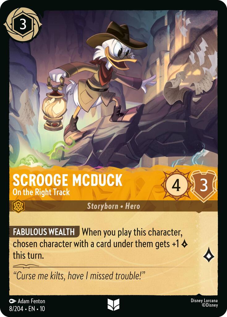 Scrooge McDuck - On the Right Track (8/204) [Whispers in the Well] | I Want That Stuff Brandon