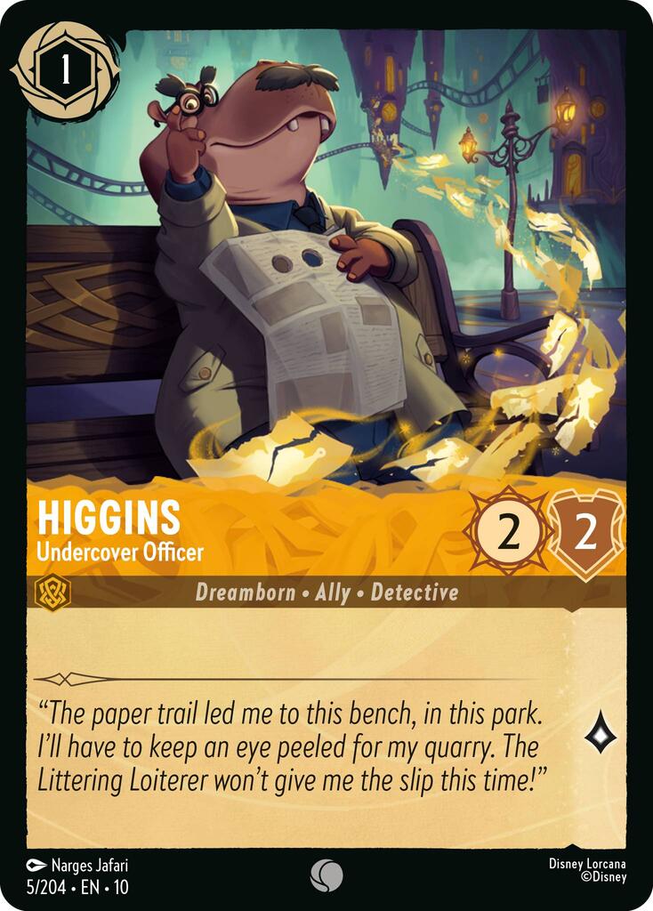 Higgins - Undercover Officer (5/204) [Whispers in the Well] | I Want That Stuff Brandon