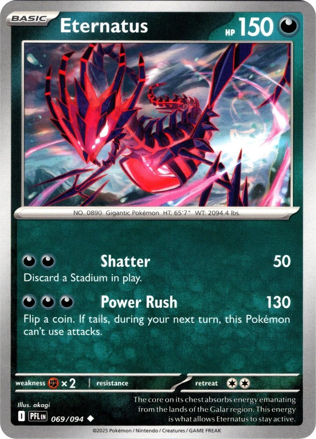 Eternatus (069/094) [Mega Evolution: Phantasmal Flames] | I Want That Stuff Brandon