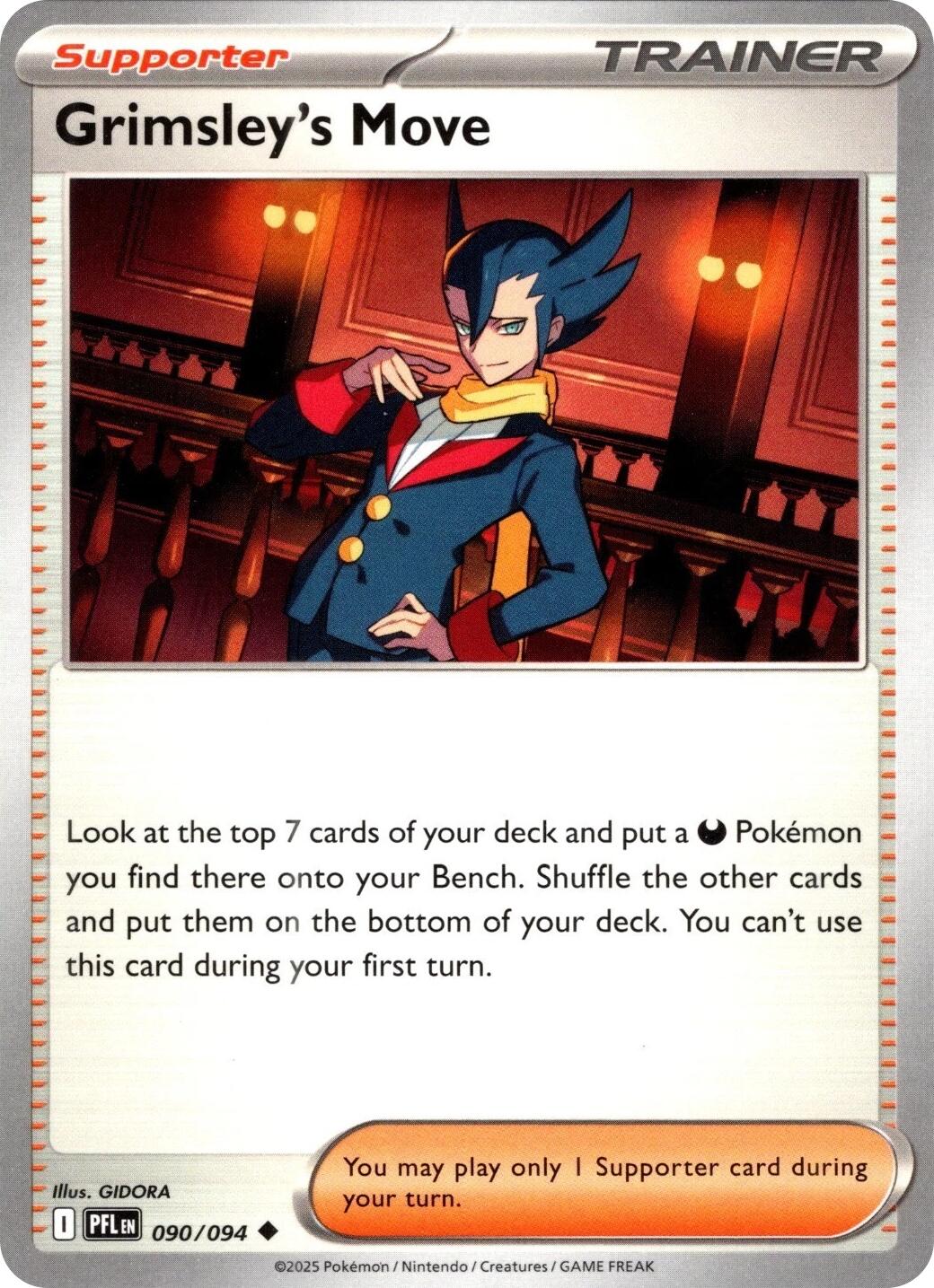 Grimsley's Move (090/094) [Mega Evolution: Phantasmal Flames] | I Want That Stuff Brandon