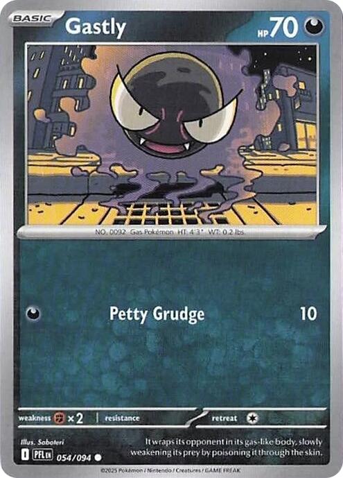 Gastly (054/094) [Mega Evolution: Phantasmal Flames] | I Want That Stuff Brandon