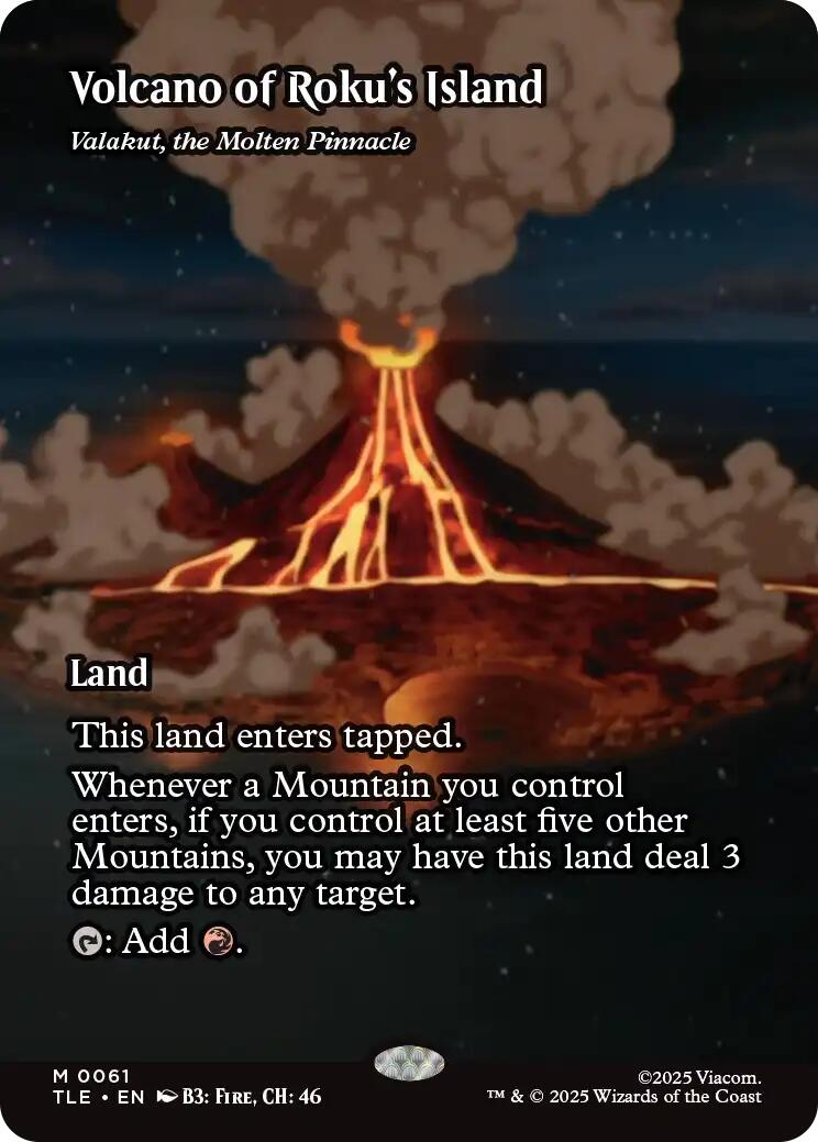 Volcano of Roku's Island - Valakut, the Molten Pinnacle [Avatar: The Last Airbender: Eternal-Legal] | I Want That Stuff Brandon