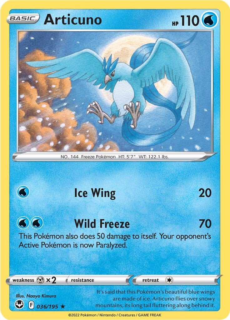 Articuno (036/195) [Sword & Shield: Silver Tempest] | I Want That Stuff Brandon