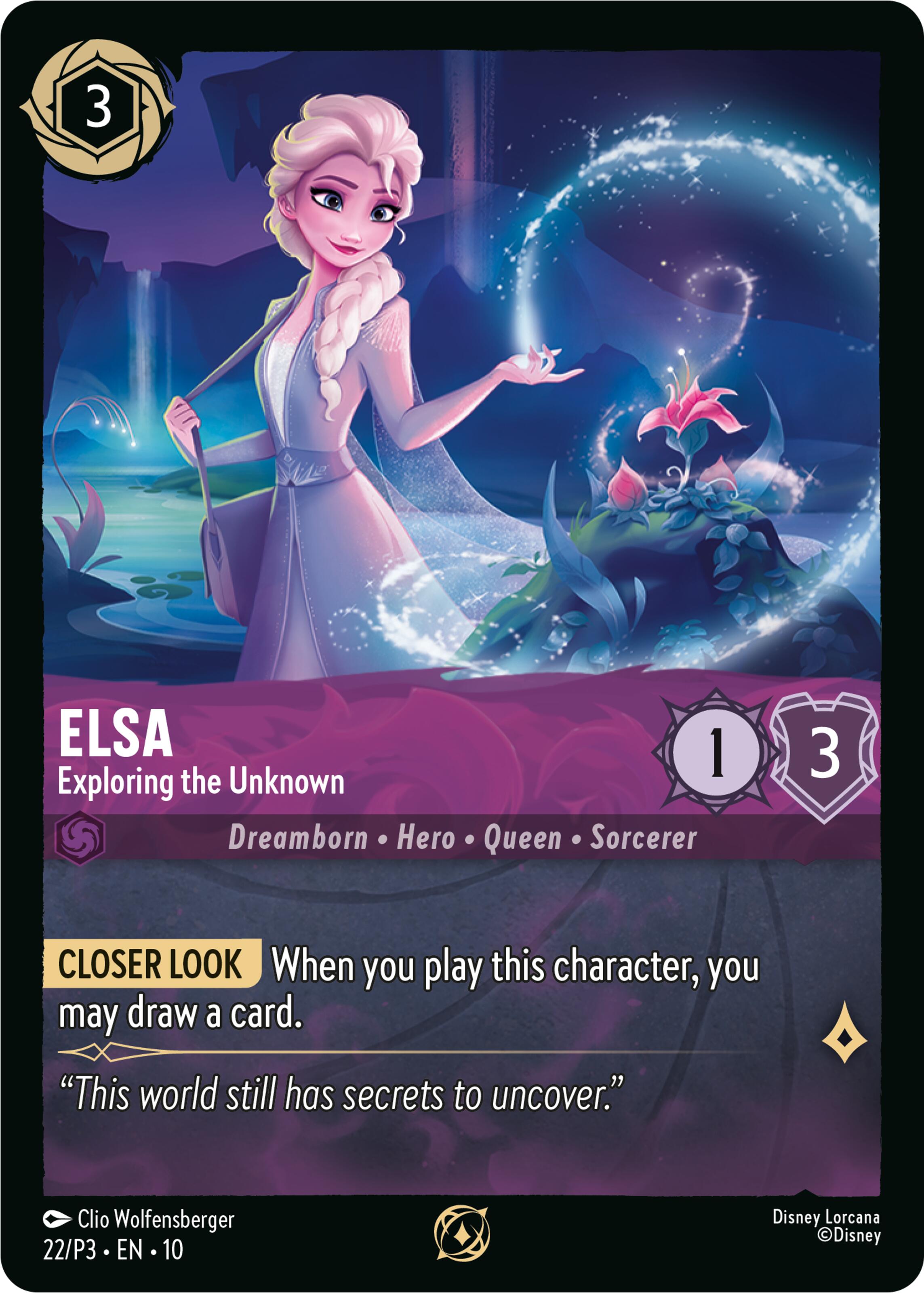 Elsa - Exploring the Unkown (22) [Promo Cards] | I Want That Stuff Brandon