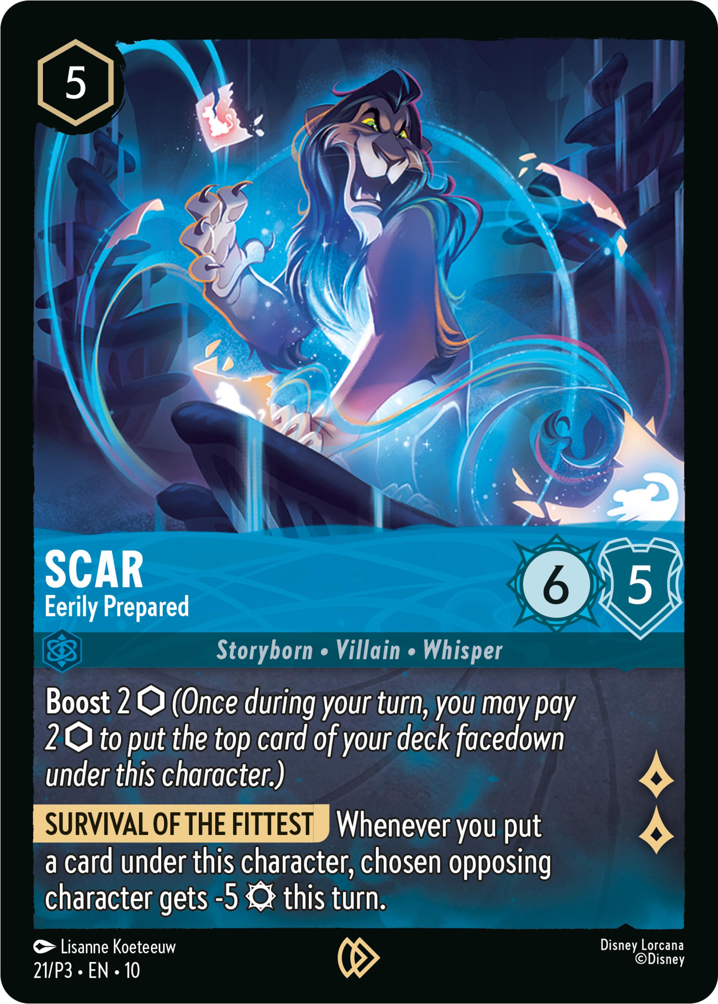 Scar - Eerily Prepared (21) [Promo Cards] | I Want That Stuff Brandon