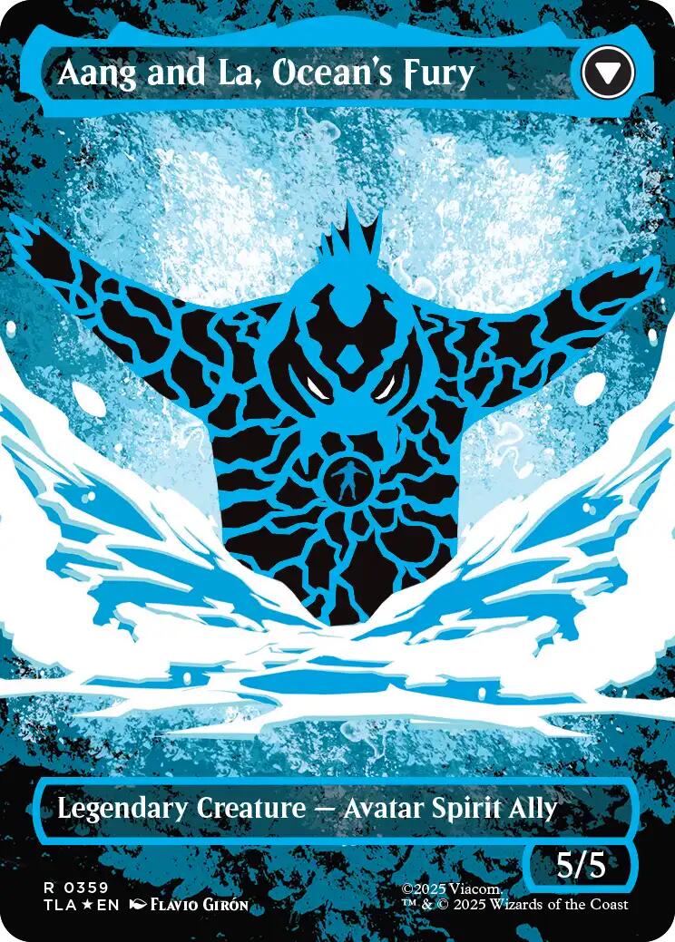 Aang, Swift Savior (Borderless) (Neon Ink Foil) [Avatar: The Last Airbender] | I Want That Stuff Brandon