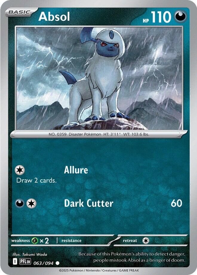 Absol (063/094) [Mega Evolution: Phantasmal Flames] | I Want That Stuff Brandon