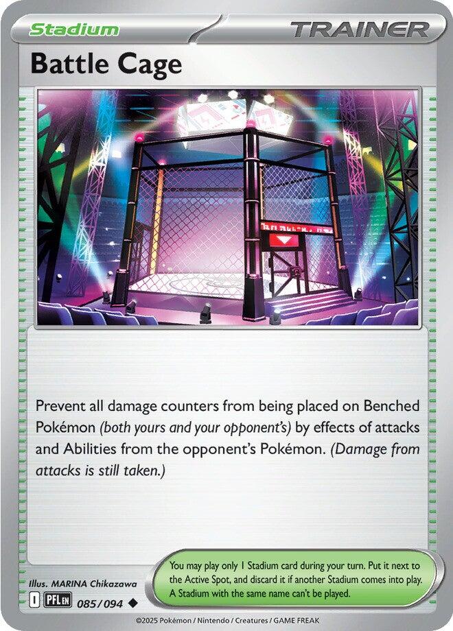 Battle Cage (085/094) [Mega Evolution: Phantasmal Flames] | I Want That Stuff Brandon