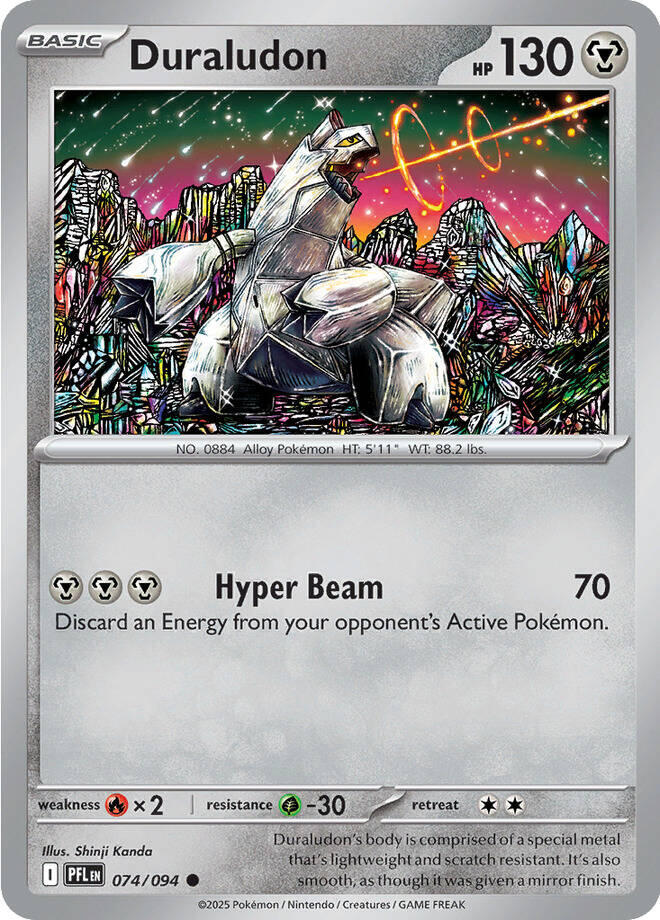 Duraludon (074/094) [Mega Evolution: Phantasmal Flames] | I Want That Stuff Brandon
