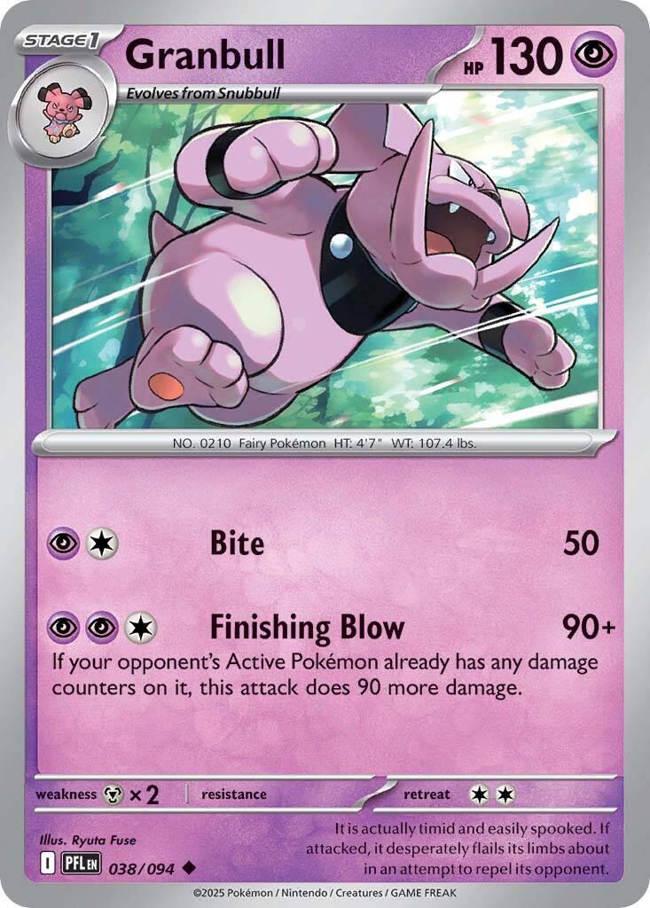 Granbull (038/094) [Mega Evolution: Phantasmal Flames] | I Want That Stuff Brandon