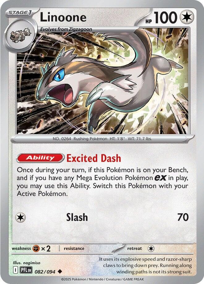 Linoone (082/094) [Mega Evolution: Phantasmal Flames] | I Want That Stuff Brandon
